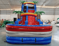 Baja20Splash20Waterslide201 1710807325 18' Baja Splash Single Lane Water Slide w/pool