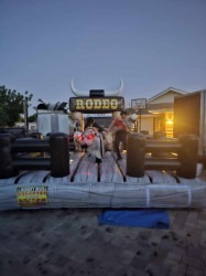 White Oreo Premium Mechanical Bull