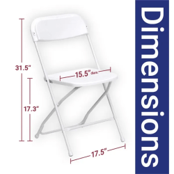 Dimensions20White20Chair 1734496238 Regular White Plastic Folding Chair